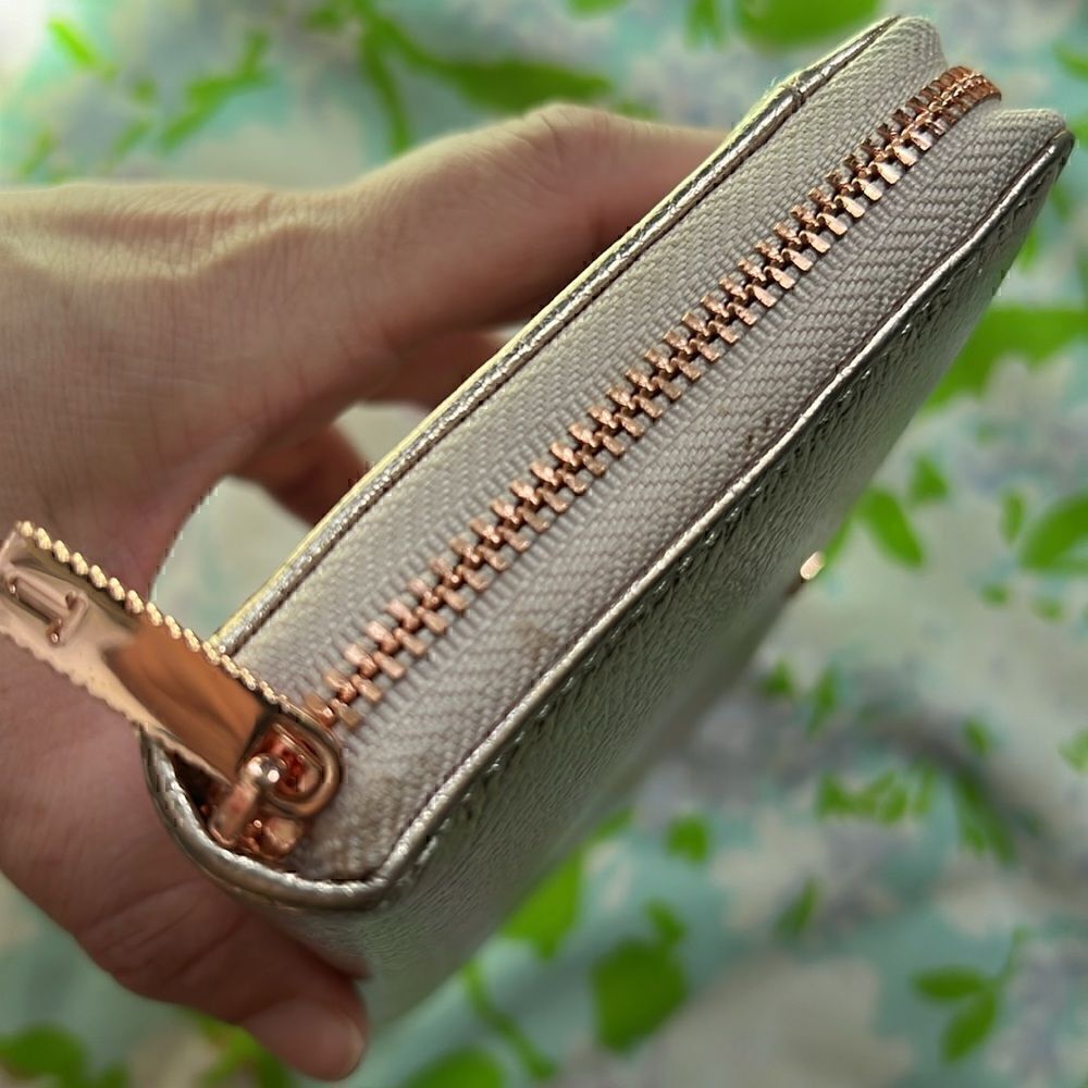 Ted Baker Zip Around Pebbled Leather - Rose Gold - Picture 7 of 10